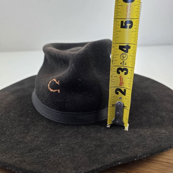 Charlie 1 Horse Hat Cowboy Fitted Womens One Size Black Felt Wide Brim Western main image 10